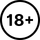 18+ icon